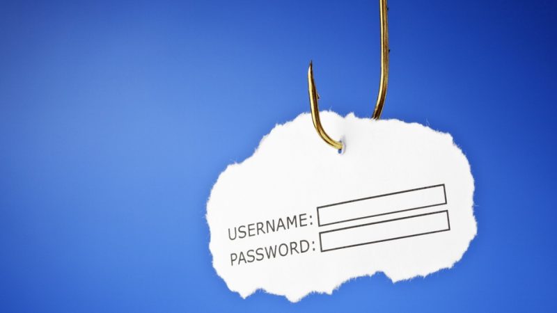 phishing username password