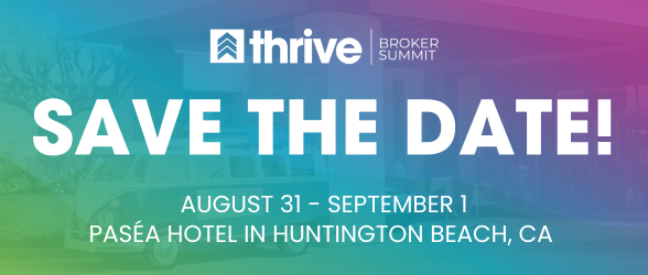 2026 Thrive Broker Summit eConnect Save The Date